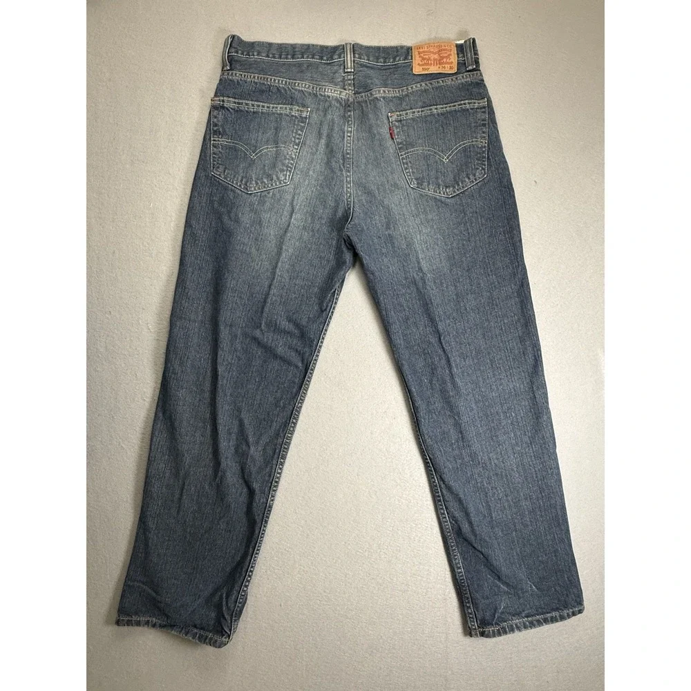 Levi's 550 Men's Jeans 36x30, Blue, Relaxed‎ Fit, Straight Leg